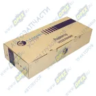 LRh 0720 Радиатор отопителя КАМАЗ; (алюм.сборный) 2 вых.ф18, 1 прямой/1 загнутый на 2-х болтах Luzar