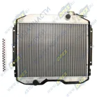 LRc 0338 Радиатор ГАЗ-3307,33081,3309 Евро3 (дв.ММЗ); (алюм) Luzar