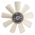 LVC 07710 Вискомуфта вентилятора с крыльчаткой (ф710 мм - 9 лопастей); КамАЗ-6520 дв. 740.50, 740.51 (до 2007г.); с крыльчаткой Luzar