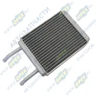 LRh 0337b Радиатор отопителя ГАЗ-3307; 2 выхода; под шланг ф16; н/о алюминий (патрубок L=100) Luzar