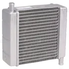 LRh 0680 Радиатор отопителя МТЗ, 3-рядн., без краника, патрубки в разные стороны; (алюминий) Luzar