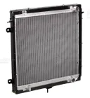 LRc 0341 Радиатор системы охлаждения ГАЗон NEXT с дв. ЯМЗ 53441 (до 04.2016г.), 3-х точечное крепл. (аналог TRM 2831- ШААЗ; дв.ЯМЗ-534 (алюм) (крепление один штуцер снизу) Luzar