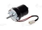 LFh 0336 Электродвигатель (мотор) отопителя ГАЗ, УАЗ,ИЖ 12В 25Вт ф62 L=140; фишка 2 плоск.клеммы, шток=8, Luzar