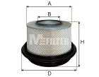 A 569 Фильтр воздушный A=276 B=10 C=133 D=338 H=254 (с крышкой ) MB ОM353/366/402/401/407/422 MB LCV (1970-2020); C 28 715 M-Filter