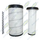 AF25963 Фильтр воздушный КОМПЛЕКТ AF25962+AF25963 P613334+P613335 TE19672+TE19673 AT300487+AT300488 John Deere, Komatsu, Volvo, Камаз 4308 (дв.Cummins) MOVELEX