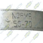 01263565060 Хомут червячный ф50-70 мм; W1 (оцинковка) Norma
