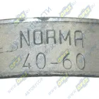 01263565050 Хомут червячный ф40-60 мм Norma