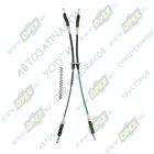 PR.C41RB3.1703016 Трос (комплект) КПП ГАЗон Некст (10т) переключения передач (под рычаг на панели приборов) PRAVT