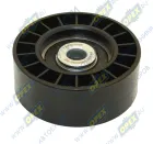 PR.406.1308080-УС Ролик (ПВХ) натяжной посад. ф12 наружн. ф80 H=30 в сб. с подшипником 180204 ЗМЗ-405,406,409 GAZ 3110 2.3 i [ZMZ-4062.10] 150 hp 1997-2004 GAZ 2217 124; усиленный (мет.втулка) PRAVT