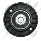 PR.406.1308080-УС Ролик (ПВХ) натяжной посад. ф12 наружн. ф80 H=30 в сб. с подшипником 180204 ЗМЗ-405,406,409 GAZ 3110 2.3 i [ZMZ-4062.10] 150 hp 1997-2004 GAZ 2217 124; усиленный (мет.втулка) PRAVT