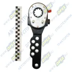 RA0274 Рычаг тормозной (трещетка) (мех.) универсальный; (ф38 мм; шлицы-10); 120/135/150/165/180/195/250 BPW (1970-2020) RAPIT