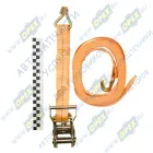 RMSGK6.3 Ремень (стяжка) крепления груза 6м до 3тонн; (2х35) с замком, 2 крюка RedMark