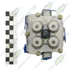 WG9000360523/2 Клапан 4-контурный воздушный (1вых.М22х1,5 4вых.М16х1,5) HOWO A7 / SITRAK C7H; 9347144030 Shaanxi