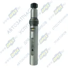 DZ9100520007 Палец резьбовой L=215 ф25/ф30/ф35 с лысками М16х1,5 Р=18 выточка торц. отв. М10х1 рессоры передней SHAANXI (под гидроцилиндр) Shaanxi