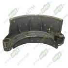 HD90149340095 Колодка тормозная X3000 задняя с накладками (8 x 8 отв.) ЧУГУН (HD90149340095+HD90149340093) Shaanxi