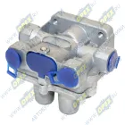 WG9000360523/2 Клапан 4-контурный воздушный (1вых.М22х1,5 4вых.М16х1,5) HOWO A7 / SITRAK C7H; 9347144030 Shaanxi