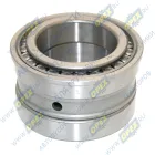 JS220-1707109 Блок подшипников КПП хвостовика 12JS (тонкий) 71,5х115(121)х75 ролик. 2-рядн. (2втулки,2 подш.) Shaanxi