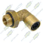 2510080601615 Фитинг (угольник); Рнаруж=М16х1,5/ трубка ф8х1,0мм Sirit