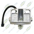 ST-CX 15030-2.1 Кронштейн (насос) крепления фильтра грубой очистки (фланец) МАЗ-4380, МАЗ-4370; (подводка СПРАВА) STAL