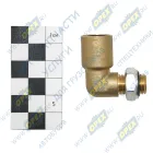 INF.21.1210L Фитинг (угольник); Рнаруж=M12х1,5/ трубка ф10х1,0 мм; (цанга) латунь Startec