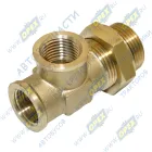 INF.11.M22F16T2 Фитинг (тройник) F-образный; Рнаруж=М22х1,5/ Рвнутр=M16х1,5/M16х1,5 Startec