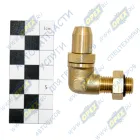 INF.11.1206L Фитинг (угольник); Рнаруж=М12х1,5/ трубка ф6мм; (цанга) Startec