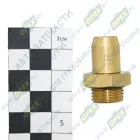 INF.11.1606 Фитинг (штуцер) прямой; Рнаруж=М16х1,5/ трубка ф6х1,0мм; (цанга) латунь Startec