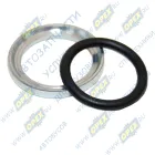 INF.11.RM16 Кольцо С/И (РТИ+Сталь) 15х22 h=4; (сталь+рти) ф16х22х2,5 с выточкой, нажимное Startec