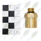 INF.21.1212 Фитинг (штуцер) прямой; Рнаруж=М12х1,5/ трубка ф12х1,5мм; (цанга) латунь Startec