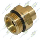 INF.21.2208 Фитинг (штуцер) прямой; Рнаруж=М22х1,5/ трубка ф8х1,0мм; (цанга) Startec