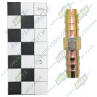 INF.11.12X9 Фитинг (соединитель) прямой; шлангов ф12/ф12мм; (сталь) елочка Startec