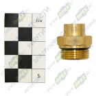 INF.21.2208 Фитинг (штуцер) прямой; Рнаруж=М22х1,5/ трубка ф8х1,0мм; (цанга) Startec