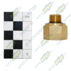 INF.11.M14/F16 Фитинг Штуцер Рнаруж=М14х1,5/Рвнутр=М16х1,5 К=19 L=38 КГ1/4 прямой/прямой ---наружная/внутренняя; L=26, K=22 Startec