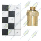 INF.21.1010 Фитинг (штуцер) прямой; Рнаруж=М10х1/ трубка ф10х1,0мм; (цанга) латунь Startec