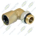 INF211612L Фитинг (угольник); Рнаруж=М16х1,5/трубка ф12х1,5мм; (цанга) Startec