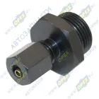 INF.11.GI2206 Фитинг (штуцер) прямой; Рнаруж=M22х1,5/ трубка ф6х1.0 мм; (гайка) Startec