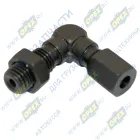 INF.11.GL1206 Фитинг (угольник); Рнаруж=М12х1,5/ трубка ф6мм; (гайка) Startec