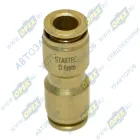 INF.11.MPUC06 Фитинг (штуцер) прямой; трубка ф6/ф6мм (цанга); латунь Startec