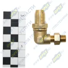 INF.11.1006L Фитинг (угольник); Рнаруж=М10х1/ трубка ф6х1,0мм; (цанга) Startec