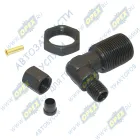 INF.11.GL2206 Фитинг (угольник); Рнаруж=М22х1,5/ трубка ф6х1мм; разборный, сталь Startec