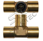 INF.21.09T Фитинг (тройник) Т-образный; трубка ф9/ф9/ф9мм (цанга); латунь Startec