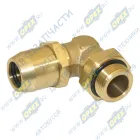 INF.11.2215L Фитинг (угольник); Рнаруж=М22х1,5/ трубка ф15х1,5мм; (цанга) Startec