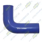 4370-1303029 Шланг (патрубок) кривой радиатора МАЗ-4370 угловой нижний (L=235мм,ф=40) силикон Technik