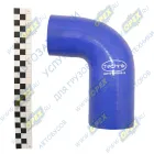 65115-1303010-10 Шланг (патрубок) кривой ф60/70 L=110/150 Г-образный, радиатора верхний КАМАЗ СИНИЙ силикон Technik