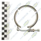 3415547 Хомут турбокомпрессора V-образный зажим, ф83 патрубка ТКР турбокомпрессора ПАЗ,Камаз (дв.Cummins 6 ISBe) Technik