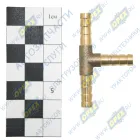 00-00001342 Фитинг (тройник) Т-образный; шлангов ф6/ф6/ф6мм; (сталь) елочка Technik