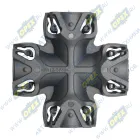 JL-F010 Фитинг ABS, тройник X-образный Technik