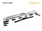 VEPLATINUM330 Щетка стеклоочистителя 330мм [13"]; бескаркасная PLATINUM с переходниками VETTLER