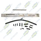 VEPLATINUM650 Щетка стеклоочистителя 650мм [26"]; бескаркасная PLATINUM с переходниками VETTLER