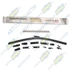 VEPLATINUM600 Щетка стеклоочистителя 600мм [24"] MB Vario (1996-2021); бескаркасная PLATINUM с переходниками VETTLER